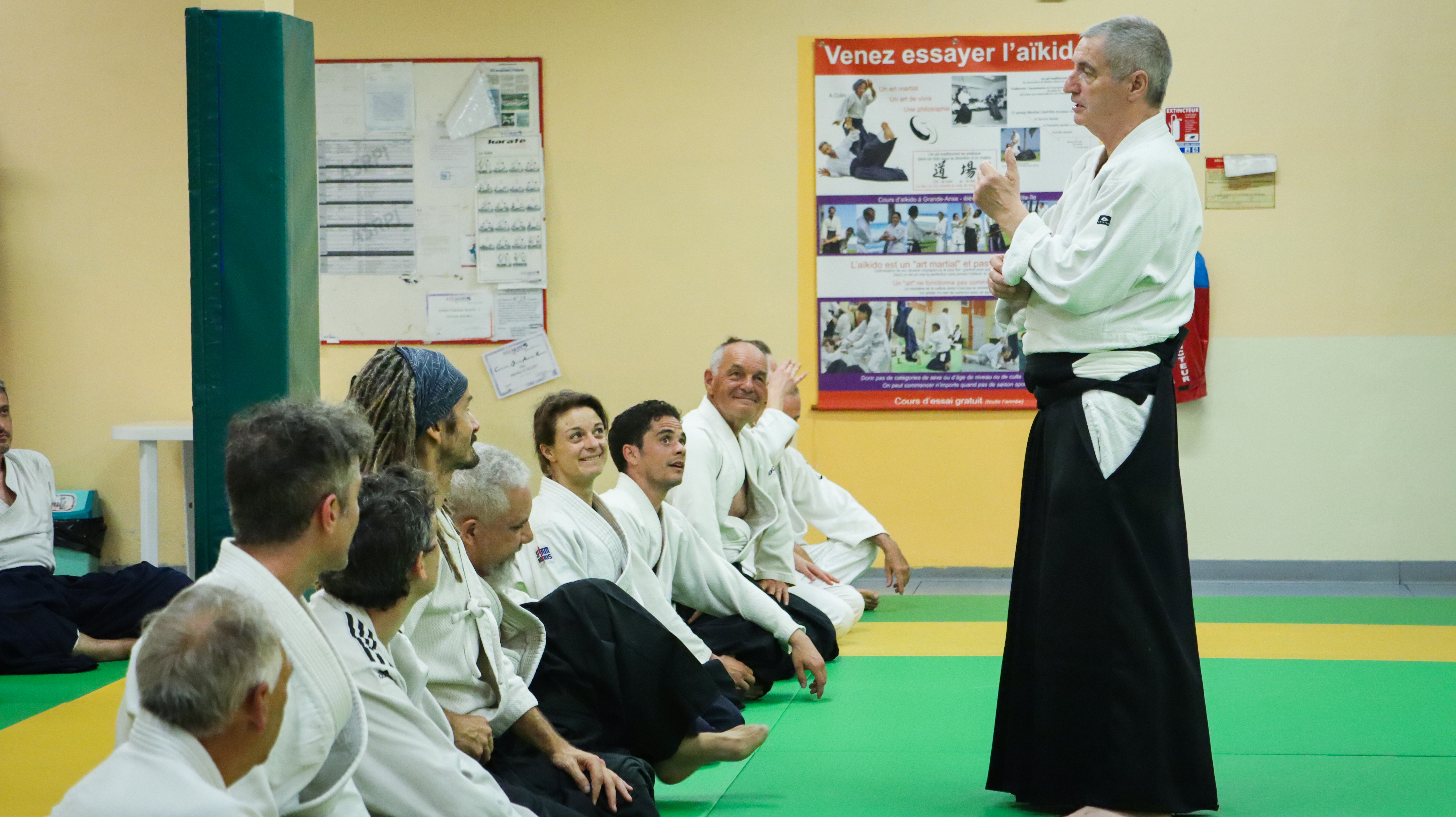 Alain Peyrache lors d'un stage à La Réunion